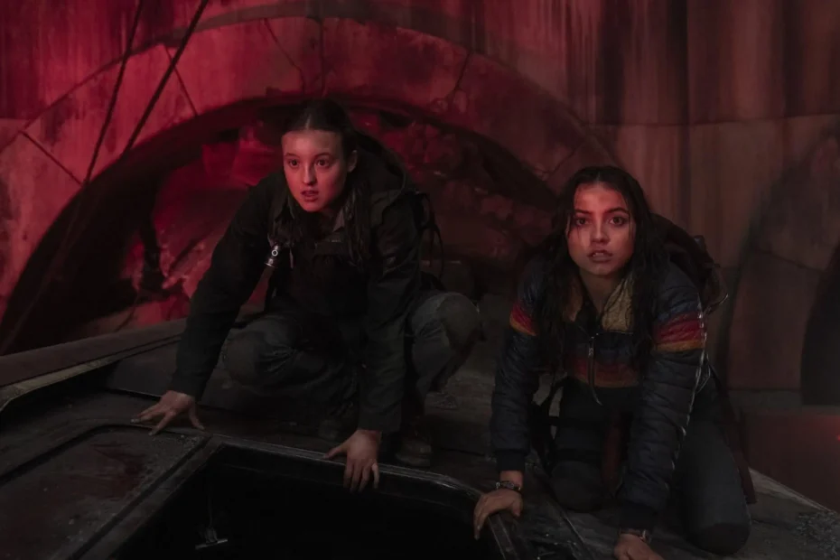 Ellie y Dina en the last of us