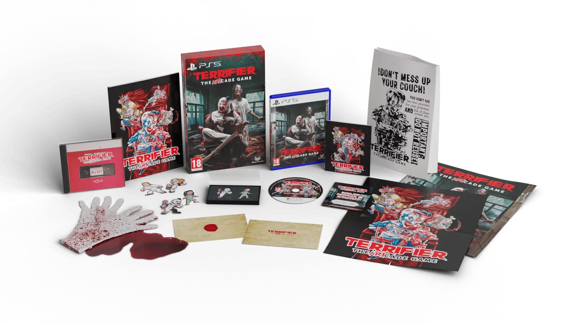 Terrifier Artcade Game Edición Coleccionista que incluye