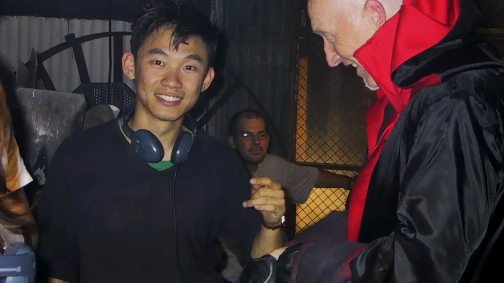 James Wan en el rodaje de Saw