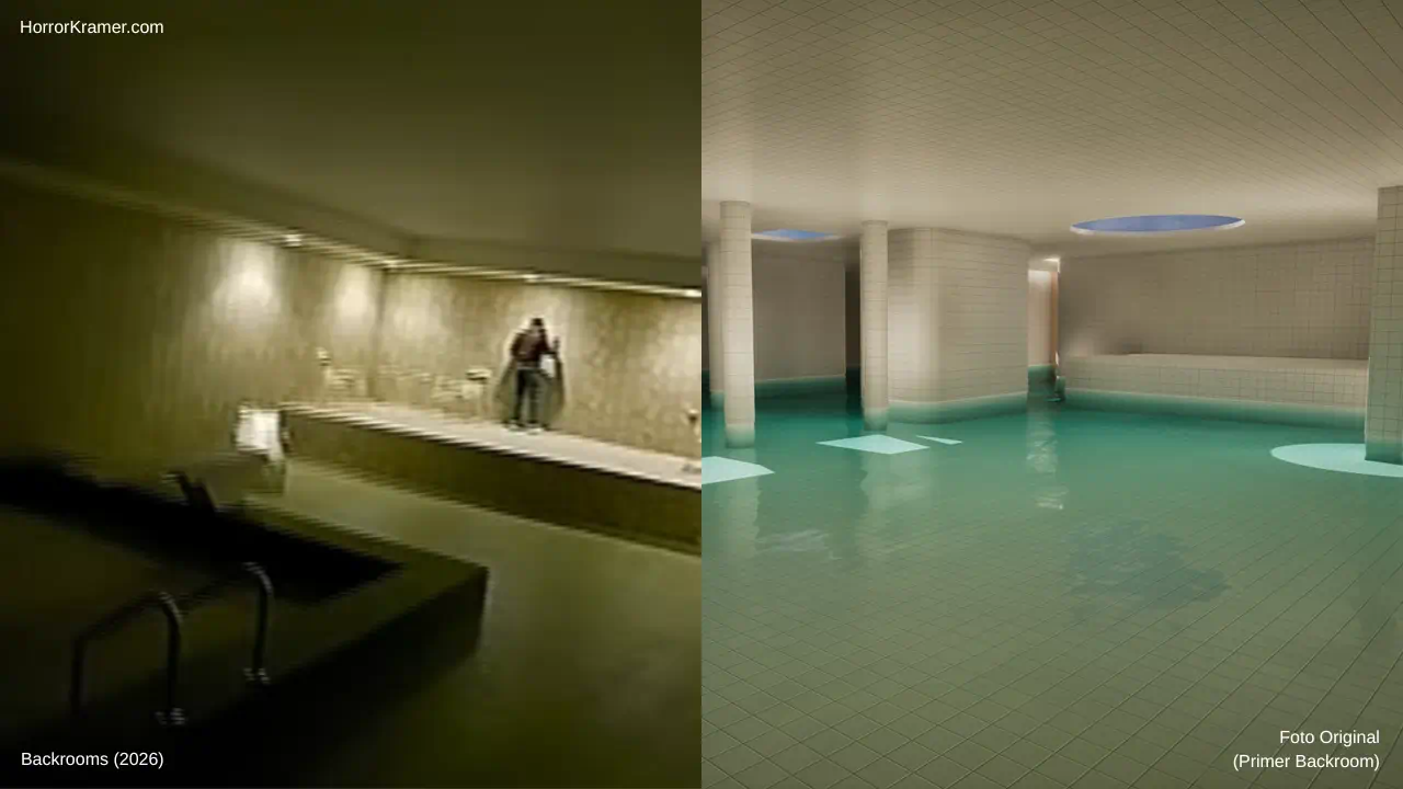 Backrooms hace referencia a los Pool rooms