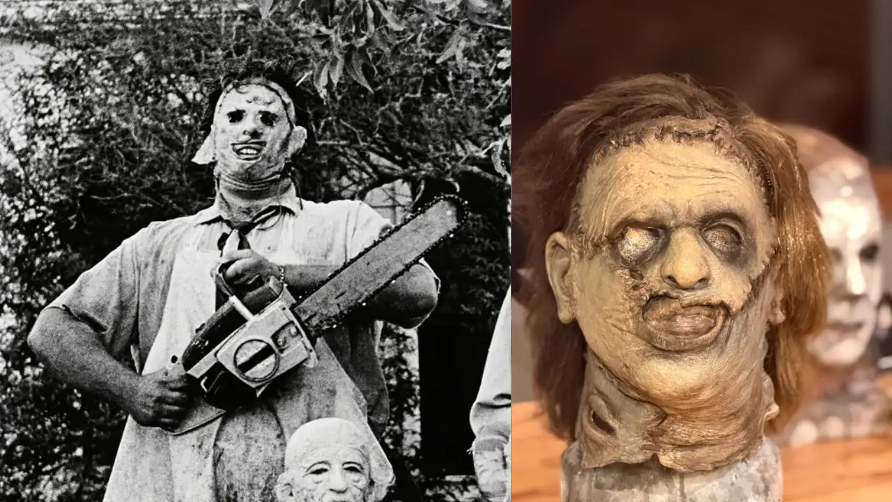 Réplica de la máscara de Leatherface