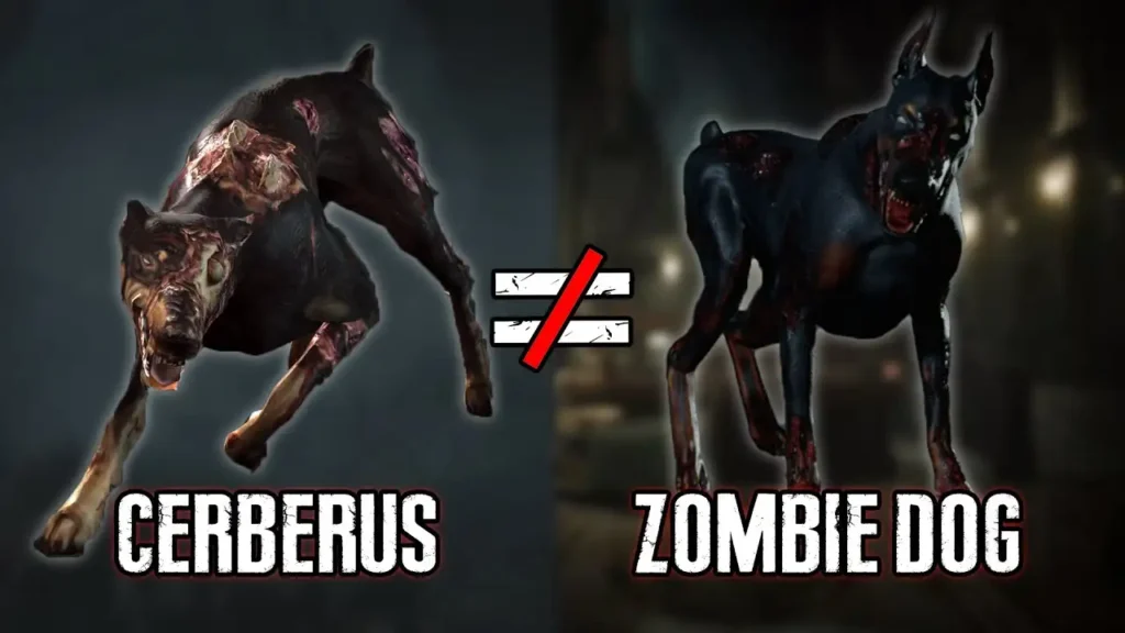 diferencias entre perro zombie y cerberus resident evil